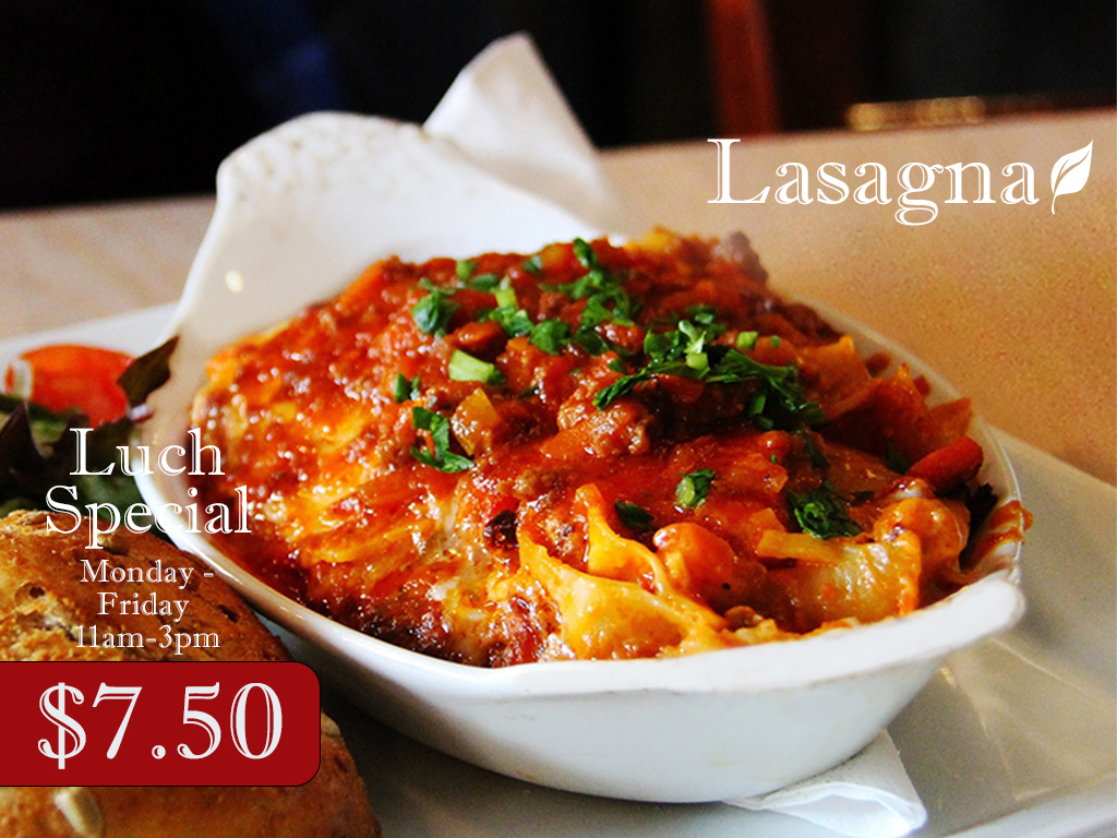 Lasagna Luch Special